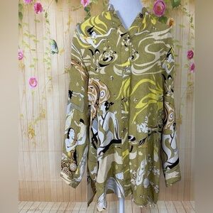 CITRON Japanese Silk Blouse Size L